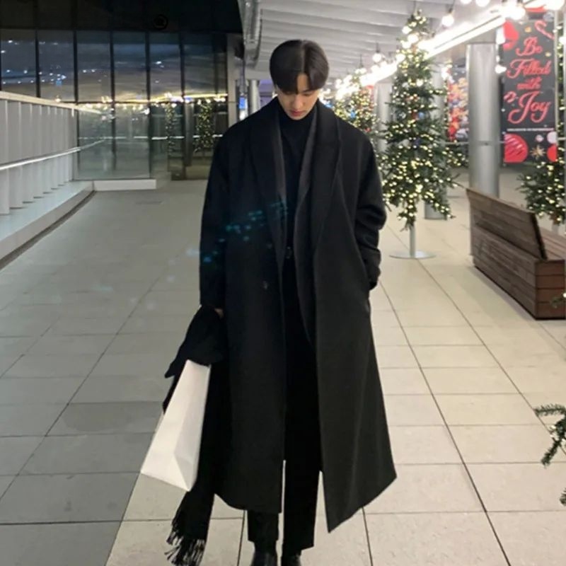 Korean Girl Lifestyle - Cappotto Casual da Uomo in Stile