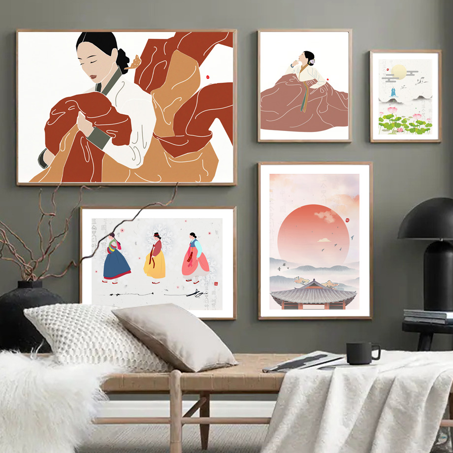 Modern Korean Lifestyle - Stile coreano Boho Hanbok Ragazza Asiatica