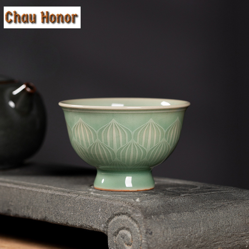 100ml fatto a mano Longquan Ce - Celadon Ceramic Cup recensione e prezzo