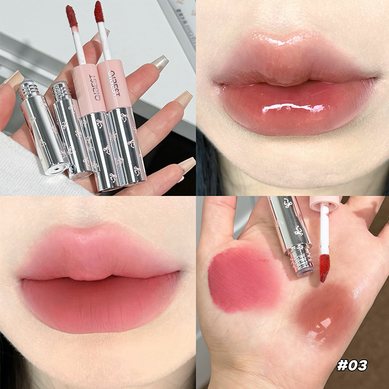 QIBEST Doppia Testa Lip Gloss  - Lip Tint Korean recensione e prezzo