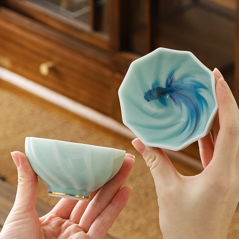 Tazza da Tè Creativa Longquan  - Celadon Ceramic Cup recensione e prezzo